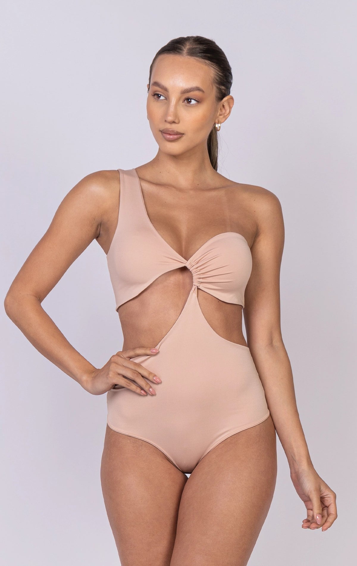 Body Fiora color nude para mujer