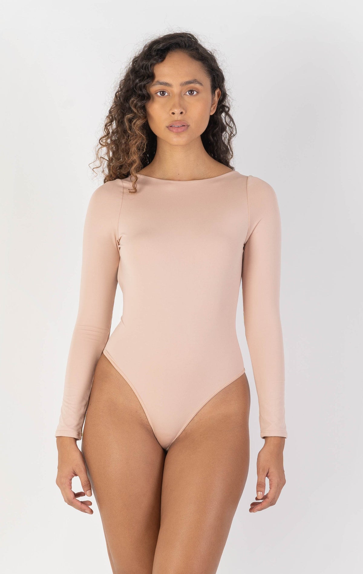 Body Mango color nude para mujer