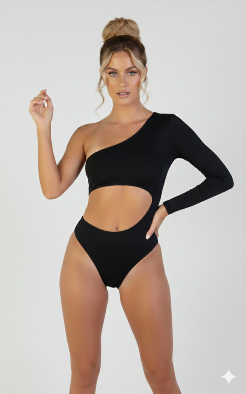 Body Lorena color verde olivo para mujer