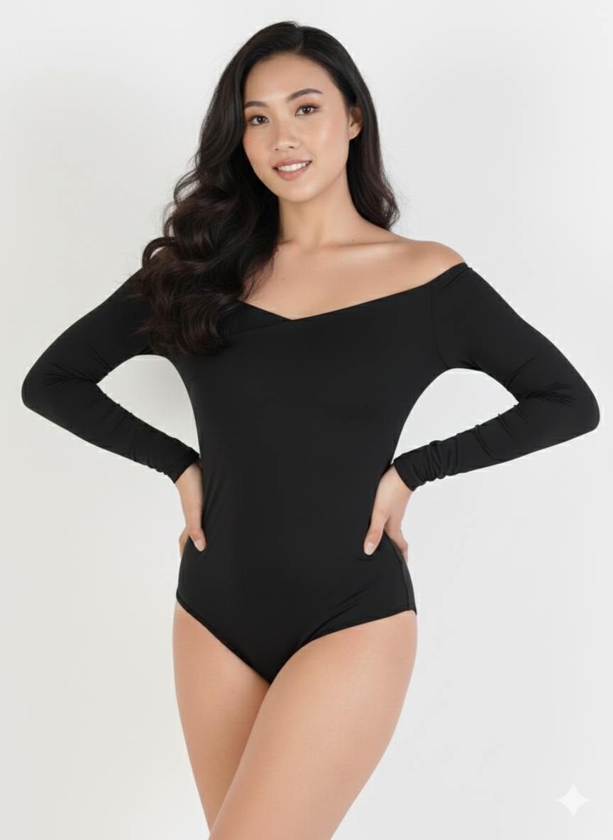 Body Martina color nude para mujer