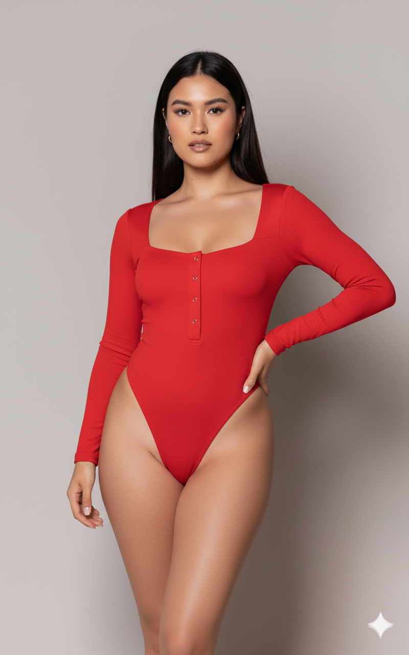 Body Azucena color amarillo para mujer
